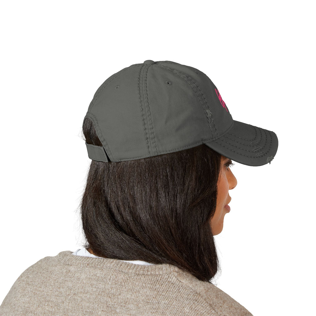 GOS Women’s Athletics Distressed Dad Hat (Embroidery)