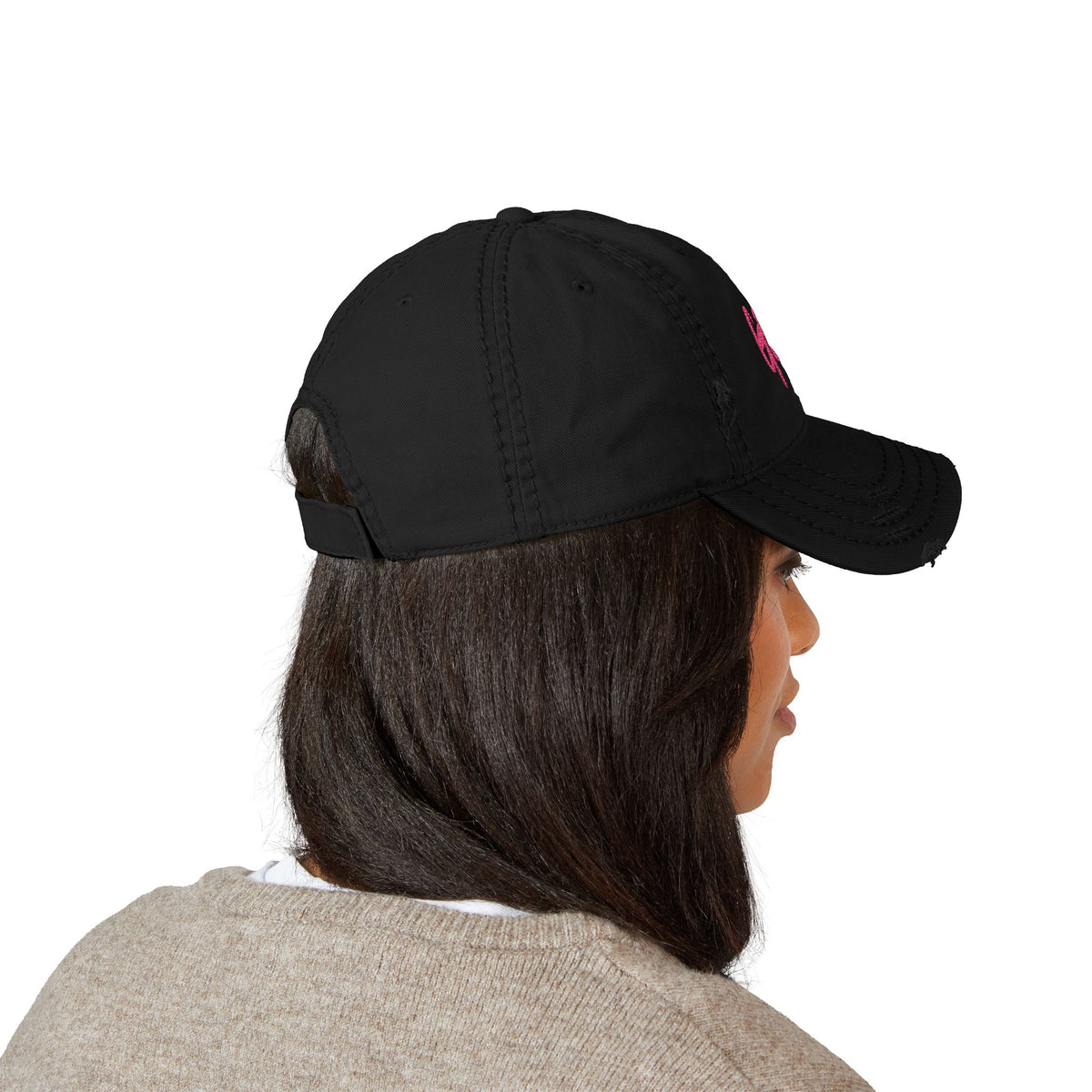 GOS Women’s Athletics Distressed Dad Hat (Embroidery)