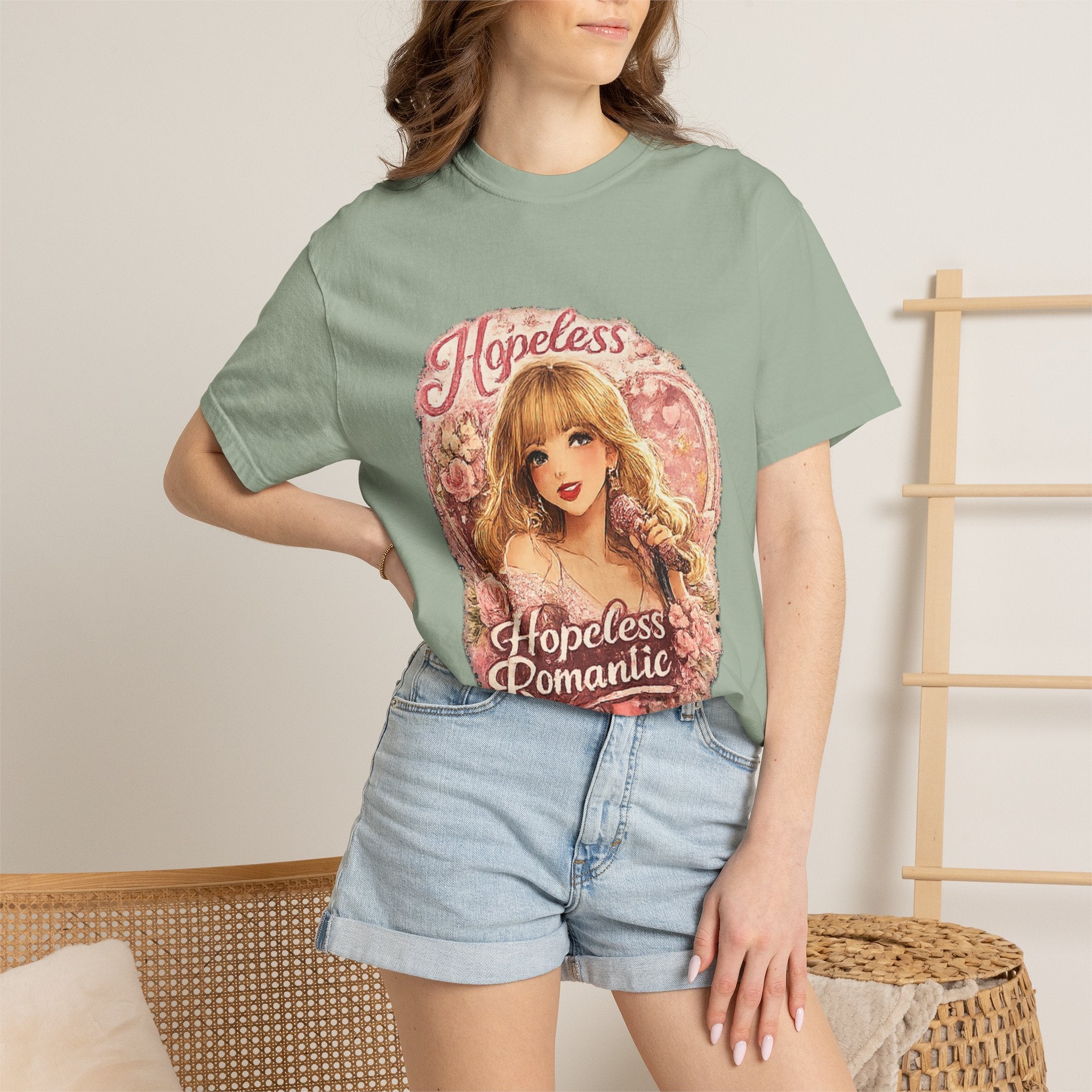 Hopeless Romantic Unisex Garment-Dyed T-shirt