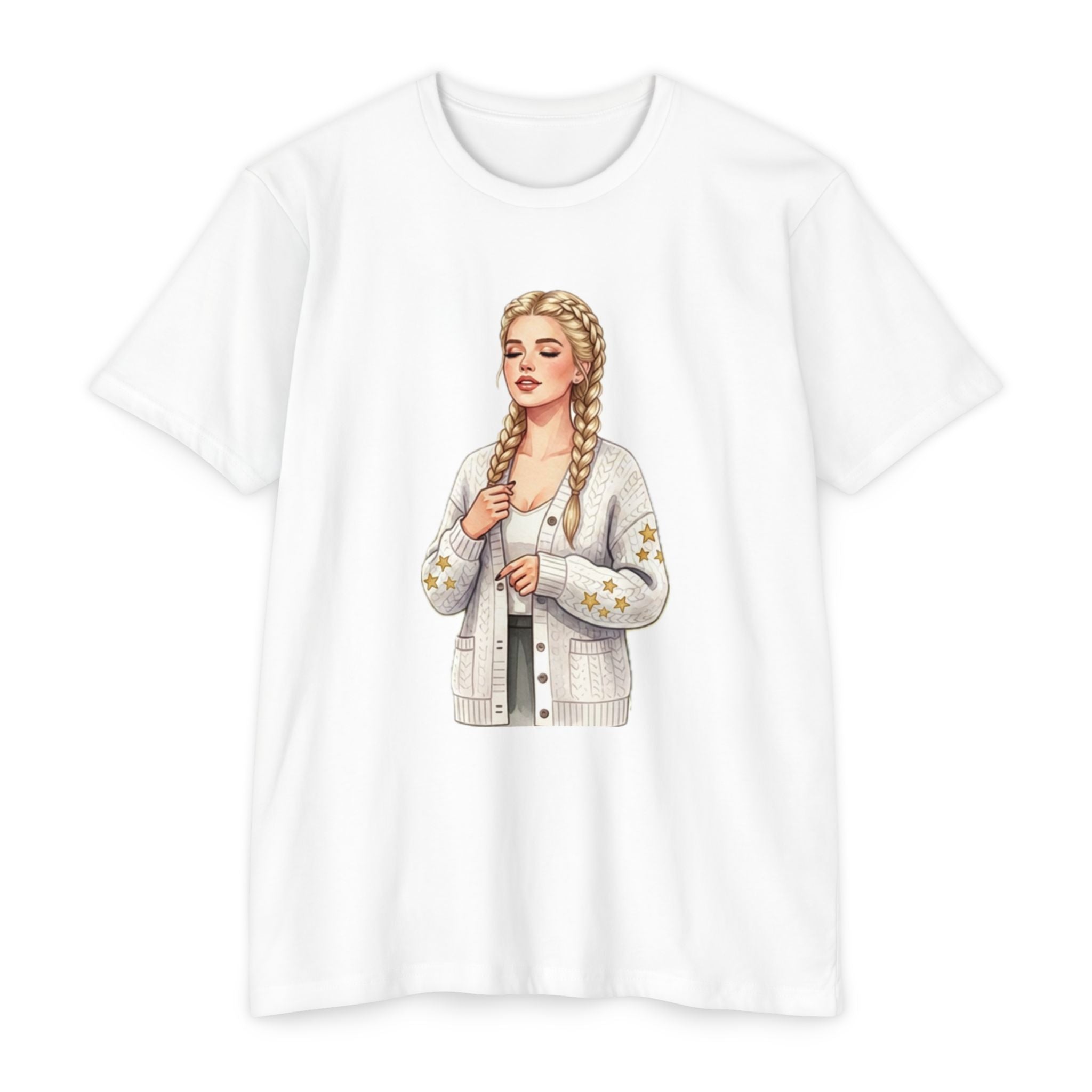 FolkGirl Unisex CVC Jersey T-shirt
