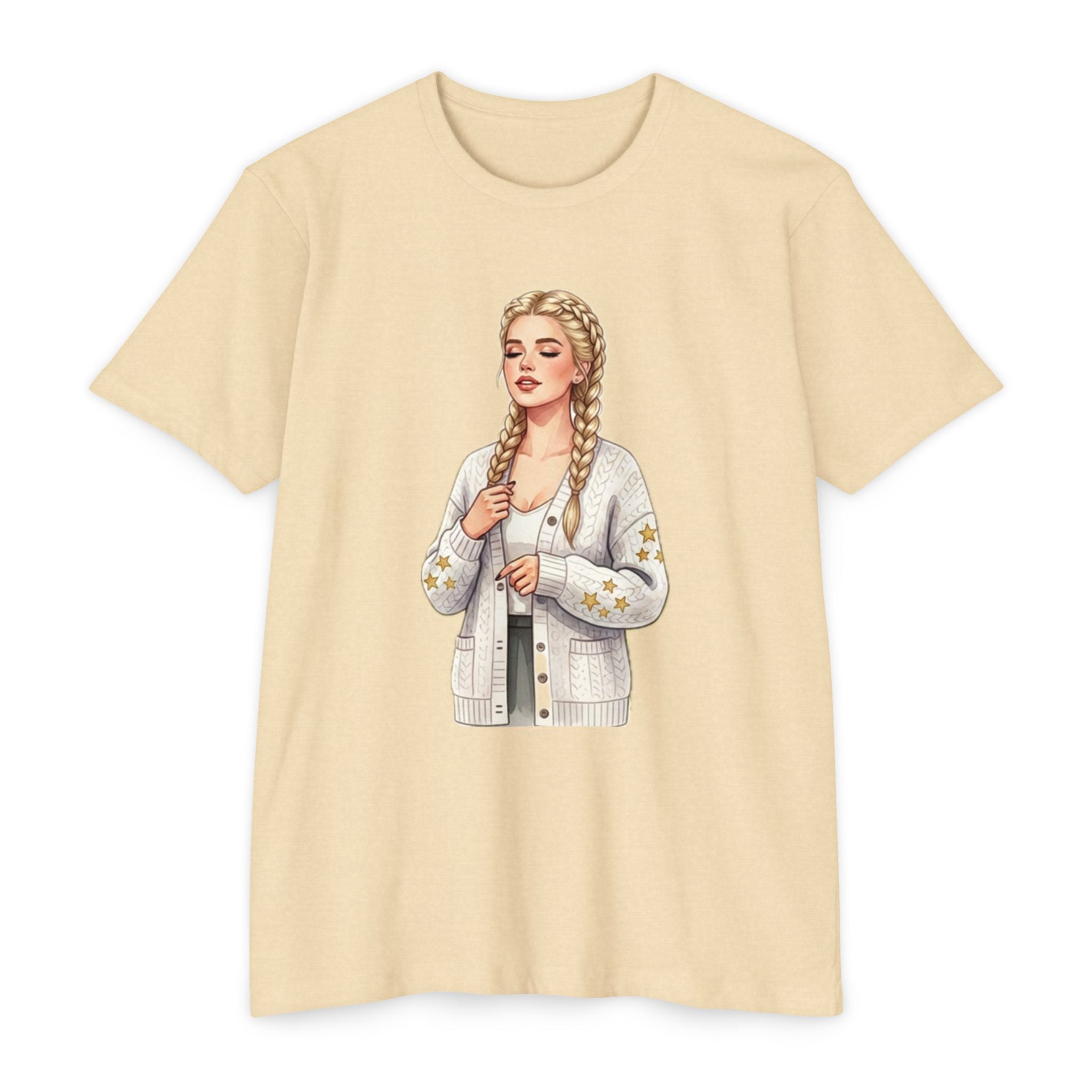 FolkGirl Unisex CVC Jersey T-shirt
