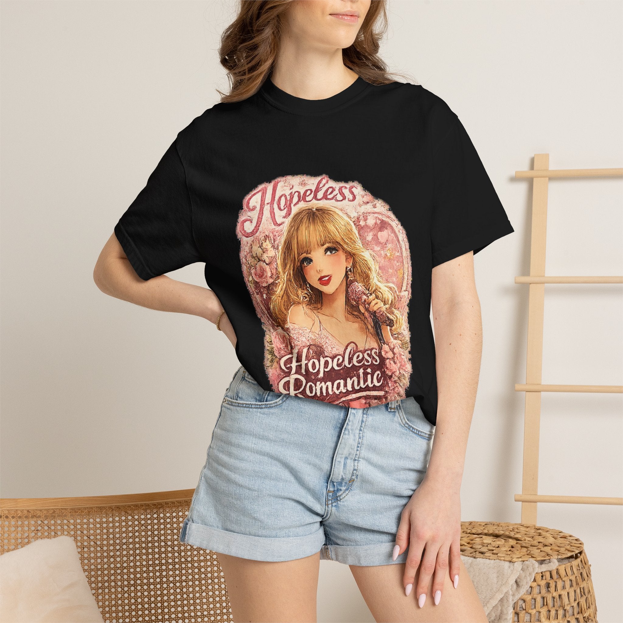 Hopeless Romantic Unisex Garment-Dyed T-shirt