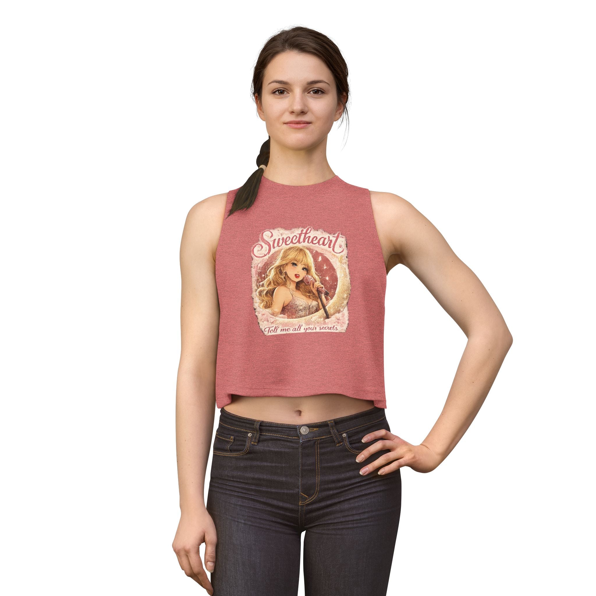 Sweetheart Women's Crop Top